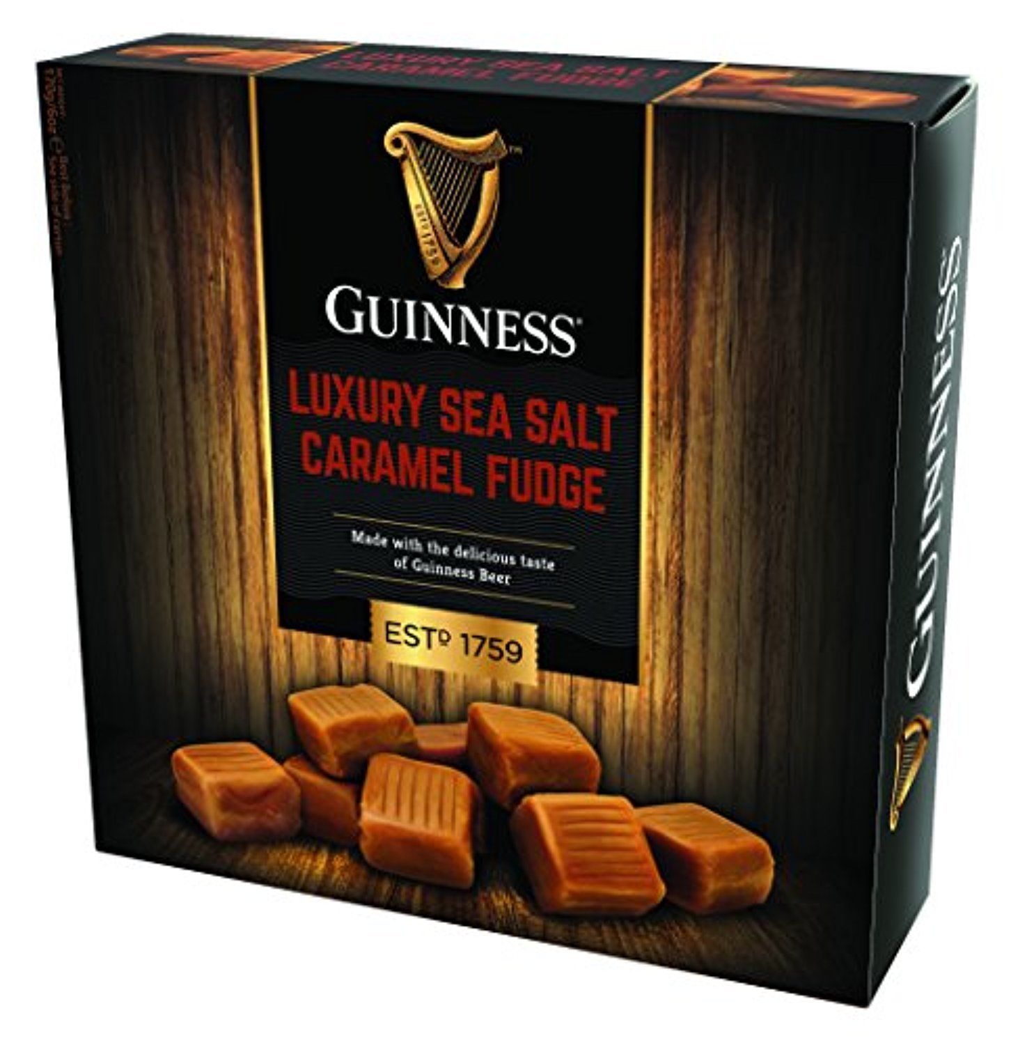 (image for) Guinness Luxury Sea Salt Caramel Fudge (170g/6.2 oz)