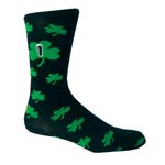 (image for) Black/Green Guinness Shamrock Socks