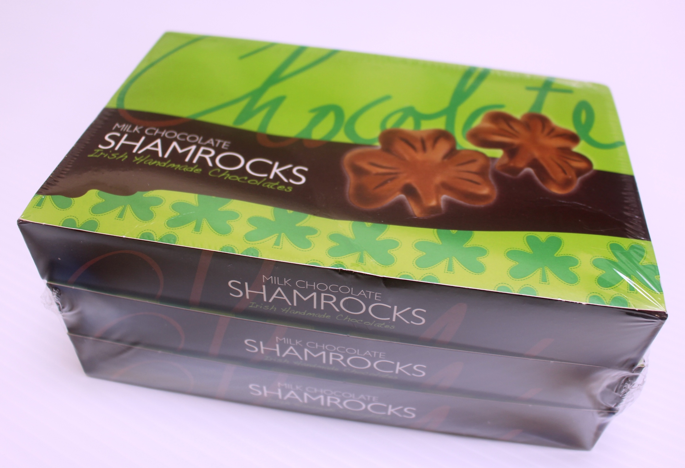 (image for) Chocolate Shamrocks (3 Boxes x 125g) Made in Ireland - Click Image to Close
