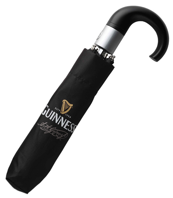 (image for) Guinness Men's fold up umbrella - Click Image to Close