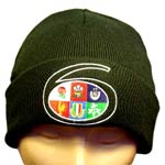 (image for) Black 6 Nations woolly hat