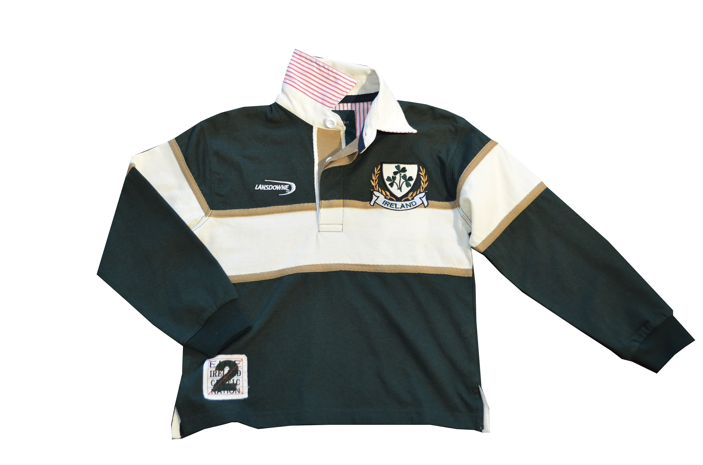(image for) Three Shamrocks Rugby Shirt (Kids Age 6/12mths-11/12yrs)