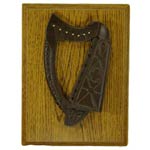 (image for) Irish Harp Turf Plaque