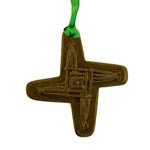 (image for) St Brigids Cross - Irish turf christmas tree decoration