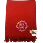 (image for) Avoca pure wool rug –" Sweet Home" Red