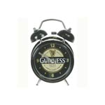 Guinness Twin Bells Alarm Clock - Black