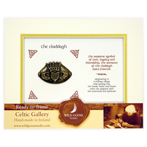(image for) Framed Claddagh – Wild Goose Studio - Click Image to Close