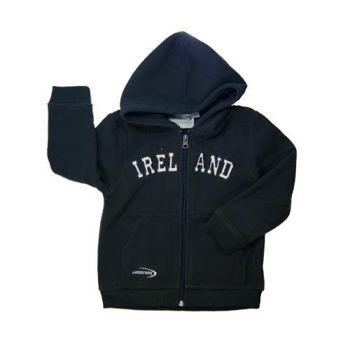 (image for) Kids green hooded Ireland fleece