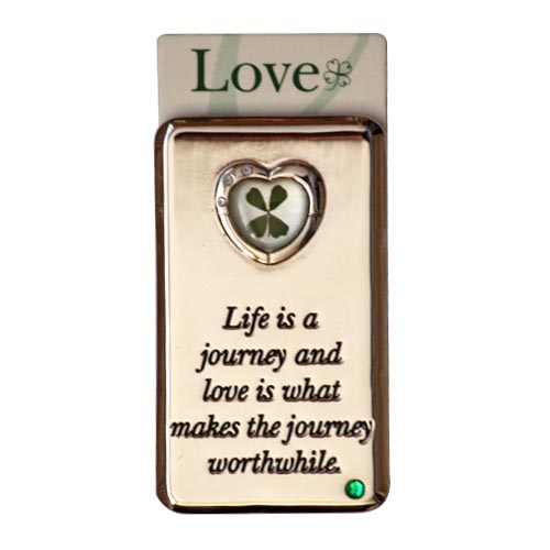 (image for) Lucky Irish fridge magnet – Life is a journey...