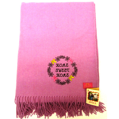 (image for) Avoca pure wool rug – Sweet Home Lilac - Click Image to Close